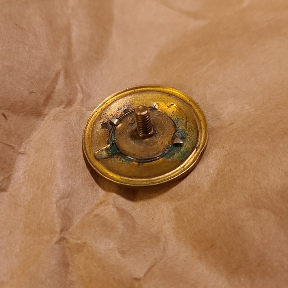 Vintage Torch of Knowledge Military Lapel Pin - Picture 3 of 4